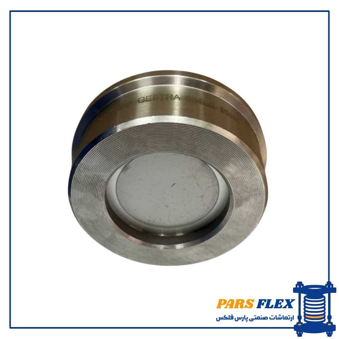 شیر چک ولو ویفری بین فلنجی دبل پلیت (استیل)