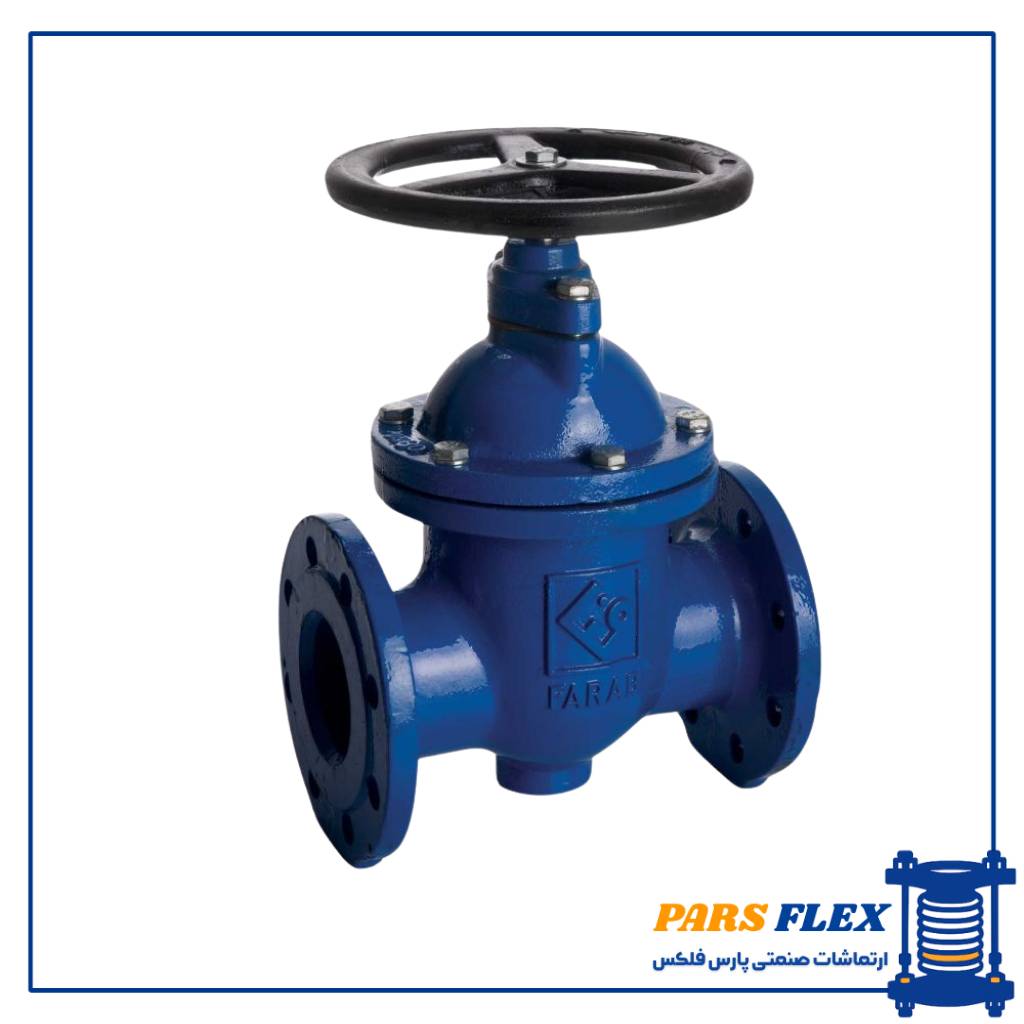 خدایاری (21) شیر کشویی زبانه فلزی (رینگ برنزی) فارآب 4 اینچ