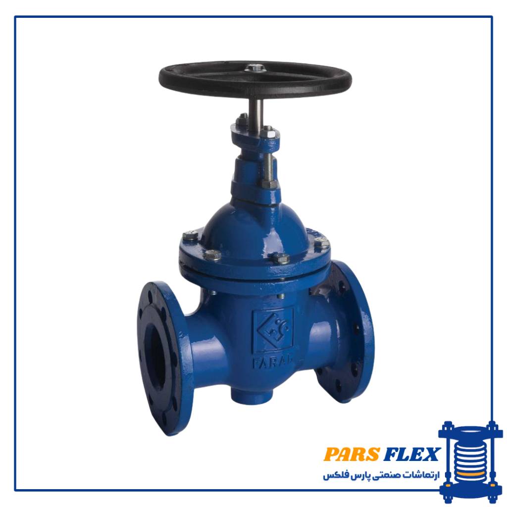 خدایاری (26) شیر کشویی زبانه فلزی (رینگ استیل) فارآب 4 اینچ