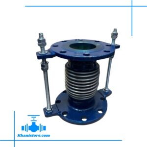 لرزه گیر آکاردئونی فلنج دار مهاردار برند ارتعاش